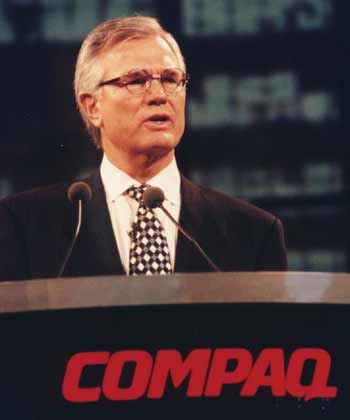 Compaq CEO Eckhard Pfieffer 